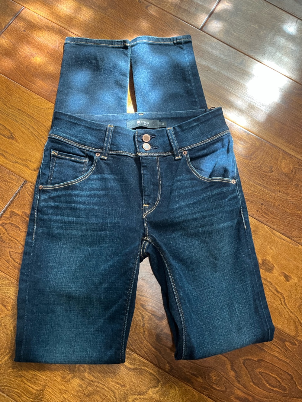 Hudson Collin Jeans Women’s Dark Blue Skinny Stretch Jeans